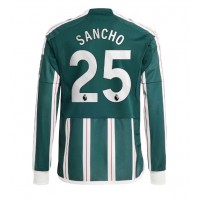 Koszulka piłkarska Manchester United Jadon Sancho #25 Strój wyjazdowy 2023-24 tanio Długi Rękaw